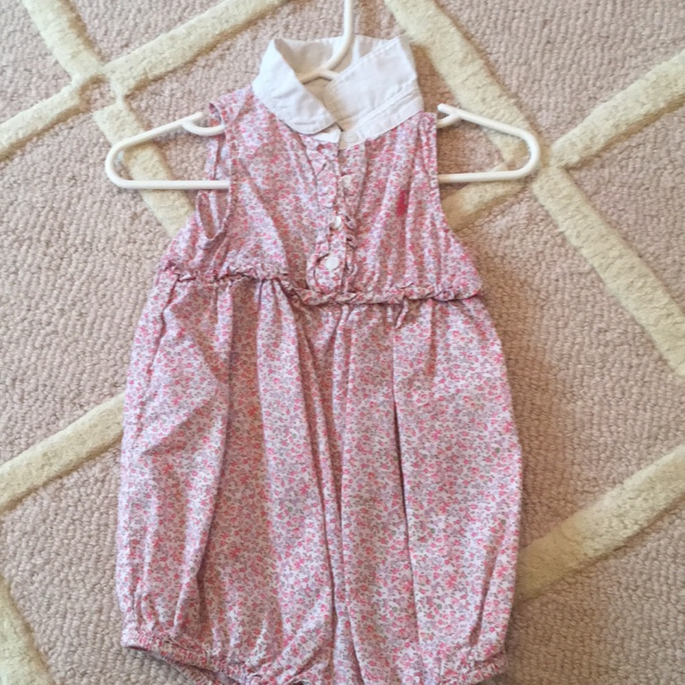 EUC Ralph Lauren 6M Bubble Flowers